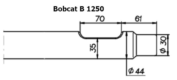 SOLIDA Stampfwerkzeug - Bobcat 1250