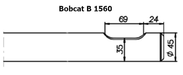 SOLIDA Stampfwerkzeug - Bobcat 1560